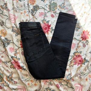 Like New Nudies Jeans 30 32 Thin Finn Dark Wash Denim Jeans